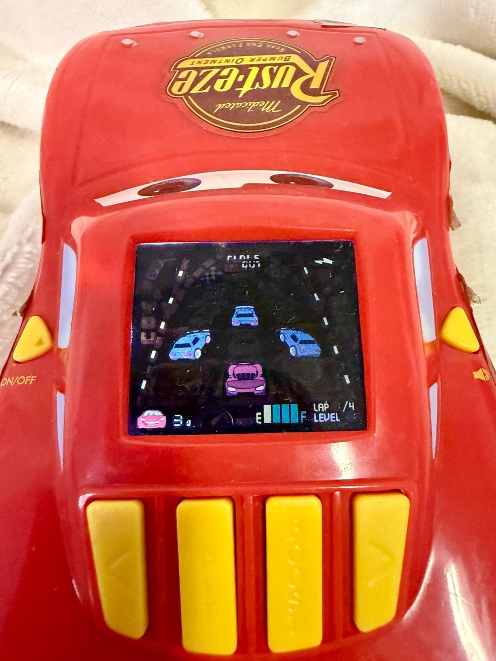 Cars Lightning McQueen Racing Car Toy - Rust-eze - Picture 2 of 3
